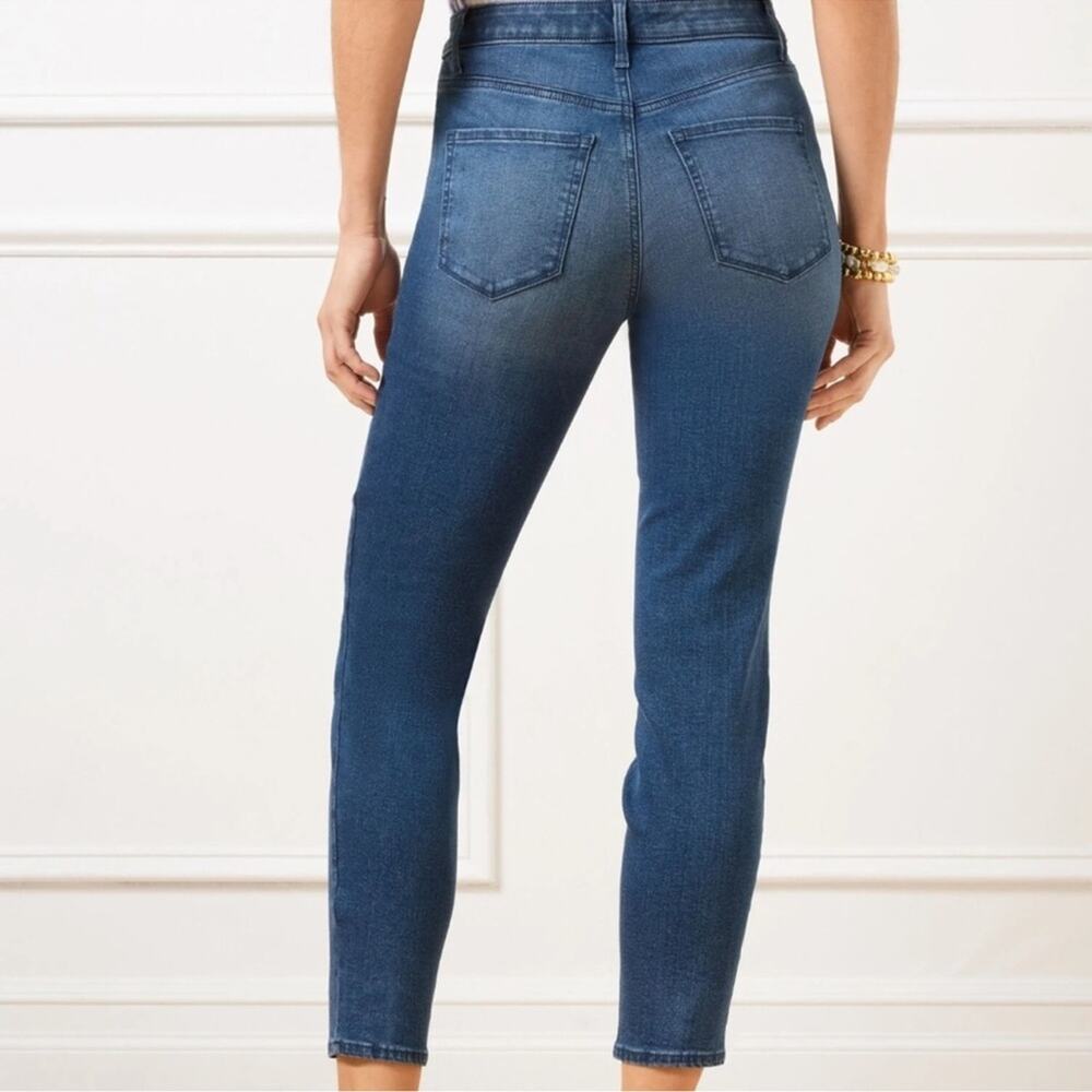 Talbots High Waist Jegging Crop Jeans Size 10 NWT - Picture 2 of 7